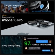 Удароустойчив твърд кейс за iPhone 16 Pro от Spigen Ultra Hybrid - Navy Blue