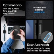 Силиконов кейс с MagSafe за iPhone 16 pro от Spigen Core Armor - Matte Black