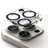 2 броя стъклени протектори за камера на iPhone 16 Pro / 16 Pro Max от Ringke Oslona Aparatu - Прозрачни