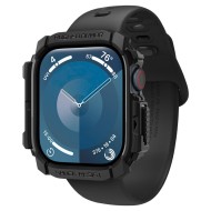 Удароустойчив кейс за Apple Watch 10 (42mm) от Spigen Rugged Armor - Черен мат