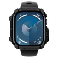 Удароустойчив кейс за Apple Watch 10 (42mm) от Spigen Rugged Armor - Черен мат