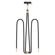 Универсален ремък 85 см за смартфон от Tech-Protect C2S Rope Crossbody Strap Black / Gold