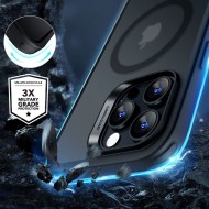 Силиконов кейс с MagSafe за iPhone 16 Pro от ESR Classic Hybrid Halolock - Frosted Black