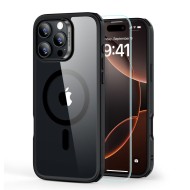 Силиконов кейс с MagSafe за iPhone 16 Pro Max от ESR Classic Hybrid Halolock - Clear / Black