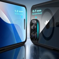 Силиконов кейс с MagSafe за iPhone 16 Pro Max от ESR Classic Hybrid Halolock - Clear / Black