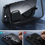 Силиконов кейс с MagSafe за iPhone 16 Pro Max от ESR Classic Hybrid Halolock - Clear / Black