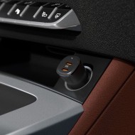 Зарядно за кола 50W с два USB-C порта от Spigen ArcStation Essential EV502 - Черно