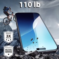Стъклен протектор за дисплей на iPhone 16 от ESR Armorite - Черен