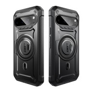 360 градусов калъф с MagSafe и стойка за Google Pixel 9 / 9 Pro от Supcase UB Pro Mag - Черен
