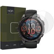 2 броя стъклени протектори FULL GLUE за Garmin Fenix 8 / 8 Pro AMOLED (47mm) от Hofi Glass Pro+ 2-Pack - Прозрачни