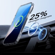 Компект удароустойчив кейс с MagSafe и стойка + протектор за дисплей на iPhone 16 Pro от ESR Classic Hybrid Kickstand Halolock MagSafe & TG - Прозрачен