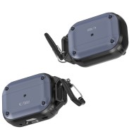 Удароустойчив кейс за Apple AirPods Pro 1 / 2 от Tech-Protect Rough Hook - Steel Blue