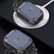 Удароустойчив кейс за Apple AirPods Pro 1 / 2 от Tech-Protect Rough Hook - Steel Blue
