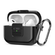 Твърд кейс за слушалки Apple AirPods Pro 1 / 2 от Tech-Protect Defender Hook MagSafe - Черен