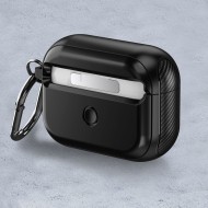 Твърд кейс за слушалки Apple AirPods Pro 1 / 2 от Tech-Protect Defender Hook MagSafe - Черен
