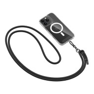 Универсален ремък за смартфон от Tech-Protect C1S Rope CrossBody - Черен