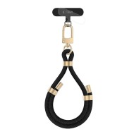 Универсален ремък за китка от Tech-Protect C4S Rope Wrist Сtrap - Черен / Златист