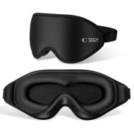 Маска за сън с 3D контур от Tech Protect - Черна