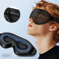 Маска за сън с 3D контур от Tech Protect - Черна