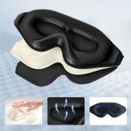 Маска за сън с 3D контур от Tech Protect - Черна