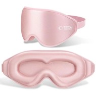 Маска за сън с 3D контур от Tech Protect - Baby Pink