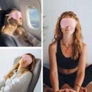 Маска за сън с 3D контур от Tech Protect - Baby Pink