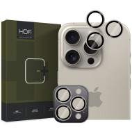 Протектори за камера на iPhone 16 Pro / 16 Pro Max / 17 Pro / 17 Pro Max от Hofi Camring Pro+ - Natural Titanium