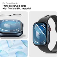 2 броя защитно фолио за дисплей на Apple Watch 10 (42mm) от Spigen Elite Shield EZ Fit - Прозрачни
