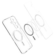 Удароустойчив кейс с MagSafe пръстен за Samsung Galaxy S24 FE от Spigen Ultra Hybrid Mag - Бял