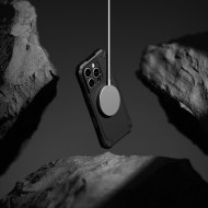 Удароустойчив, силиконов кейс с MagSafe за iPhone 16 Pro от Ringke Rugged Gear - Черен