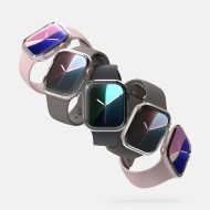 2 бр. тънки калъфи за Apple Watch Ultra 10 (42mm) от Ringke Slim 2-Pack - Прозрачен и Черен мат