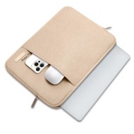 Калъф за лаптоп 15-16 инча от Tech-Protect Sleevy - Caffe Latte
