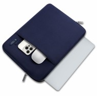 Калъф за лаптоп 13-14 инча от Tech-Protect Sleevy - Navy Blue