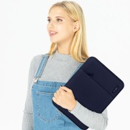 Калъф за лаптоп 13-14 инча от Tech-Protect Sleevy - Navy Blue
