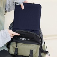 Калъф за лаптоп 13-14 инча от Tech-Protect Sleevy - Navy Blue