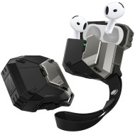 Удароустойчив калъф за Apple AirPods 4 от Supcase Matrix - Черен