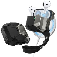 Удароустойчив калъф за Apple AirPods 4 от Supcase Matrix - Черен