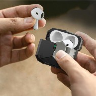 Удароустойчив калъф за Apple AirPods 4 от Supcase Matrix - Черен