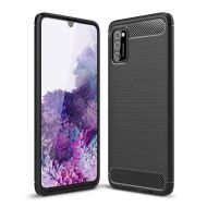 Удароустойчив кейс за Samsung Galaxy A03S от Tech-Protect TPUcarbon - черен