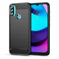 Удароустойчив кейс за Motorola Moto E20 / E30 / E40 от Tech-Protect TPUcarbon - черен