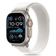 Найлонова каишка за Apple Watch 6/7/8/9/10/SE/Ultra 1-2 (44/45/46/49 mm) от Tech-Protect Nylon Stripe - Crayon Grey