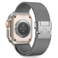 Верижка от неръждаема стомана за Apple Watch 6/7/8/9/10/SE/Ultra 1-2 (44/45/46/49 mm) от Tech-Protect Milano - Silver