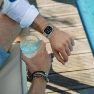 Верижка от неръждаема стомана за Apple Watch 6/7/8/9/10/SE/Ultra 1-2 (44/45/46/49 mm) от Tech-Protect Milano - Silver