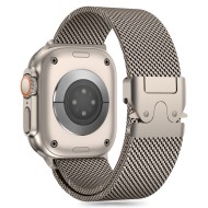 Верижка от неръждаема стомана за Apple Watch 6/7/8/9/10/SE/Ultra 1-2 (44/45/46/49 mm) от Tech-Protect Milano - Titanium