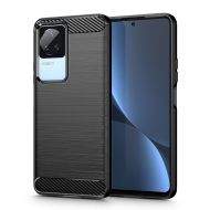 Удароустойчив кейс за Xiaomi Poco F4 5G от Tech-Protect TPUcarbon - черен