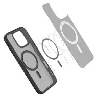 Удароустойчив, твърд кейс с MagSafe за iPhone 16 Pro от Spigen Ultra Hybrid T - Frost Black