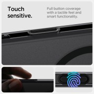 Удароустойчив, твърд кейс с MagSafe за iPhone 16 Pro от Spigen Ultra Hybrid T - Frost Black