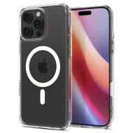 Удароустойчив, твърд кейс с MagSafe за iPhone 16 Pro от Spigen Ultra Hybrid T - Бял