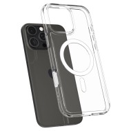 Удароустойчив, твърд кейс с MagSafe за iPhone 16 Pro от Spigen Ultra Hybrid T - Бял