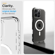 Удароустойчив, твърд кейс с MagSafe за iPhone 16 Pro от Spigen Ultra Hybrid T - Бял